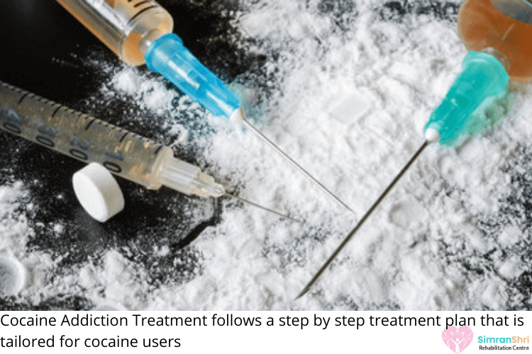 Cocaine Addiction Treatment follows a step by step treatment